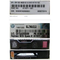 "High-Performance Hewlett Packard Enterprise 480GB Hot-Plug SSD 3.5 Inch - 817077-001"